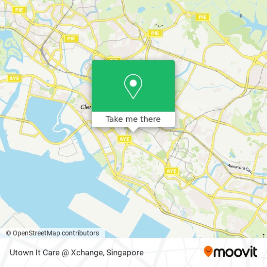Utown It Care @ Xchange map