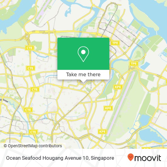 Ocean Seafood Hougang Avenue 10 map