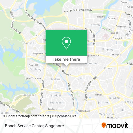 Bosch Service Center map