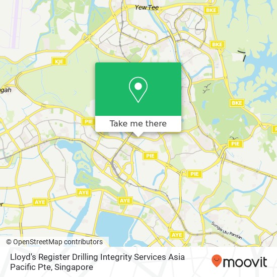 Lloyd's Register Drilling Integrity Services Asia Pacific Pte map