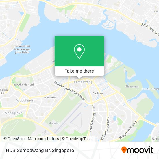 HDB Sembawang Br地图