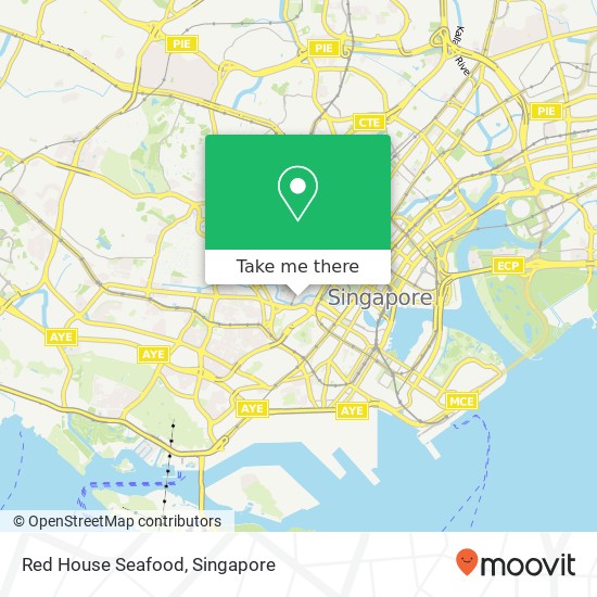 Red House Seafood map