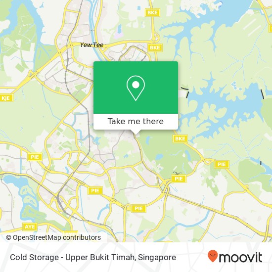 Cold Storage - Upper Bukit Timah地图