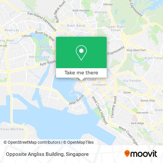Opposite Angliss Building map