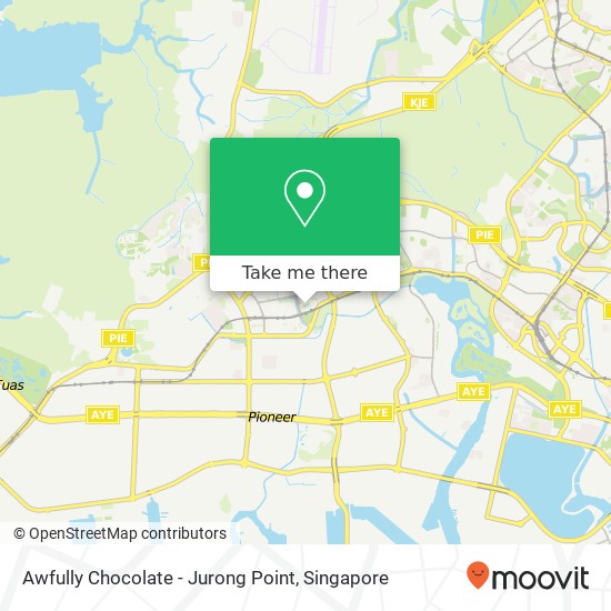 Awfully Chocolate - Jurong Point map