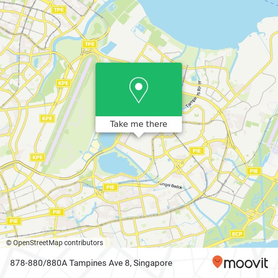 878-880/880A Tampines Ave 8 map