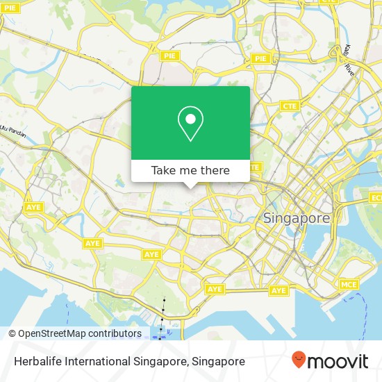 Herbalife International Singapore map