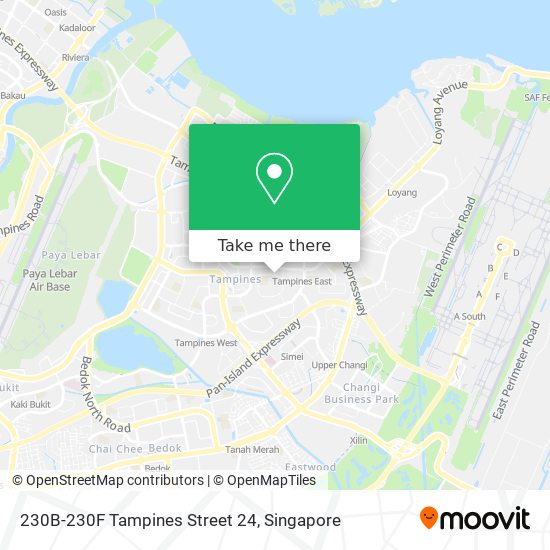 230B-230F Tampines Street 24 map