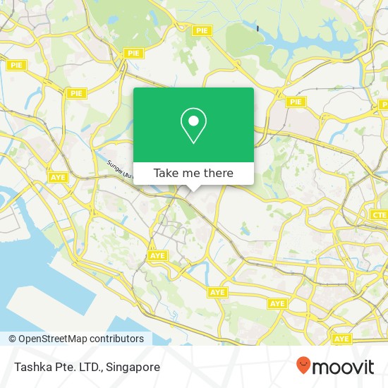 Tashka Pte. LTD. map