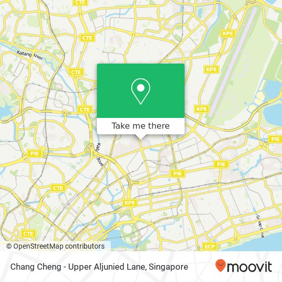 Chang Cheng - Upper Aljunied Lane map