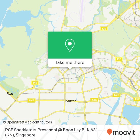 PCF Sparkletots Preschool @ Boon Lay BLK 631 (KN) map