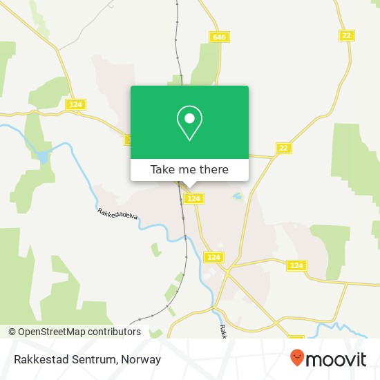 Rakkestad Sentrum map