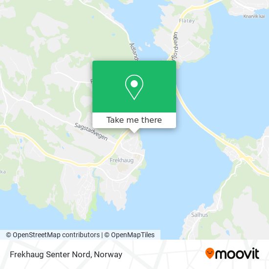 Frekhaug Senter Nord map