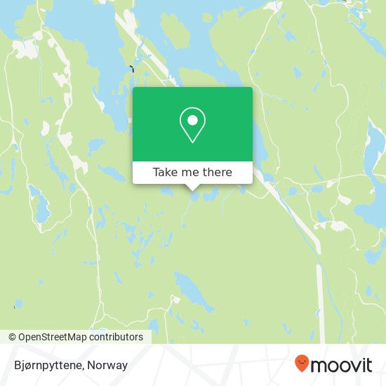 Bjørnpyttene map