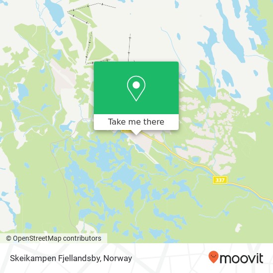 Skeikampen Fjellandsby map
