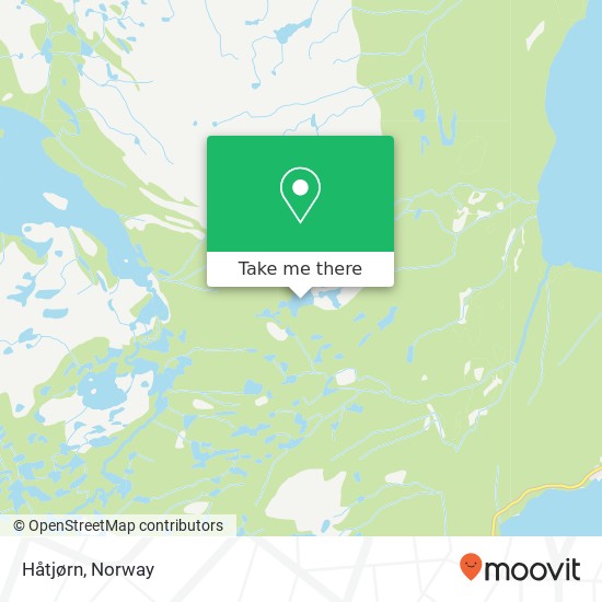Håtjørn map