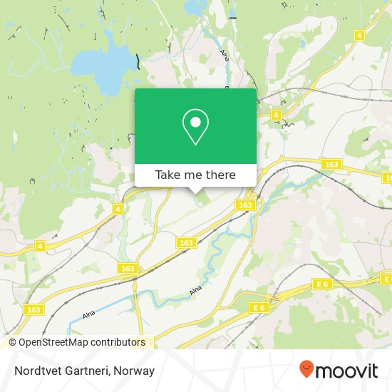 Nordtvet Gartneri map
