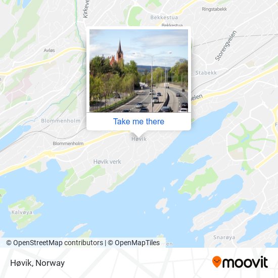 Høvik map