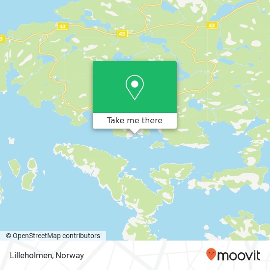 Lilleholmen map