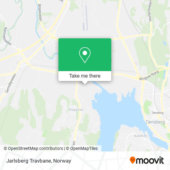 Jarlsberg Travbane map