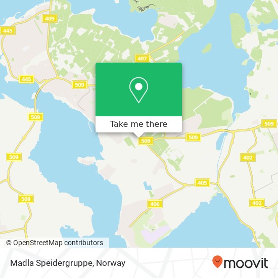 Madla Speidergruppe map