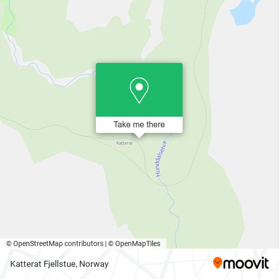 Katterat Fjellstue map