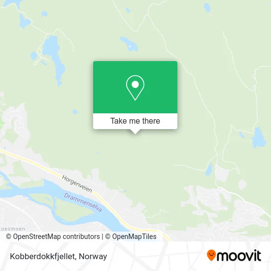 Kobberdokkfjellet map
