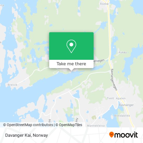 Davanger Kai map
