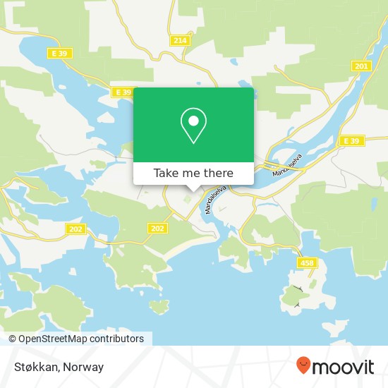 Støkkan map