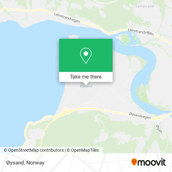 Øysand map