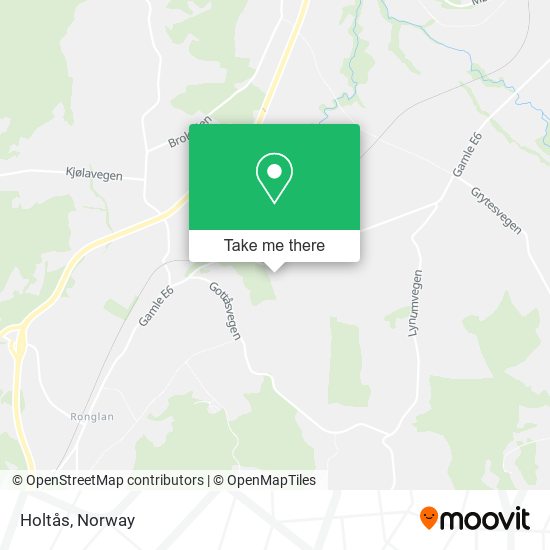 Holtås map