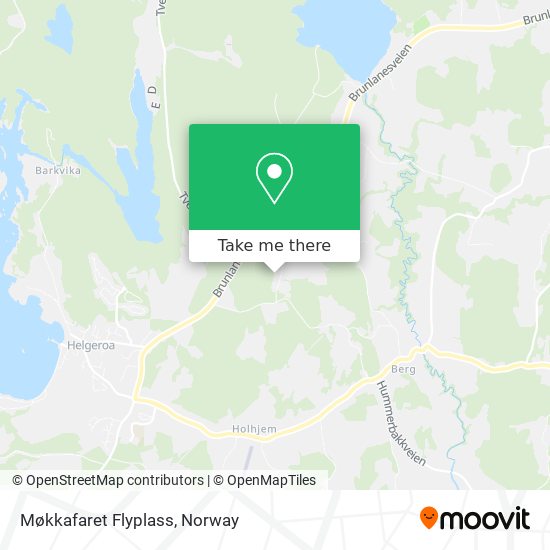 Møkkafaret Flyplass map