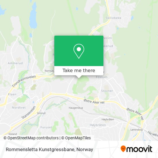 Rommensletta Kunstgressbane map
