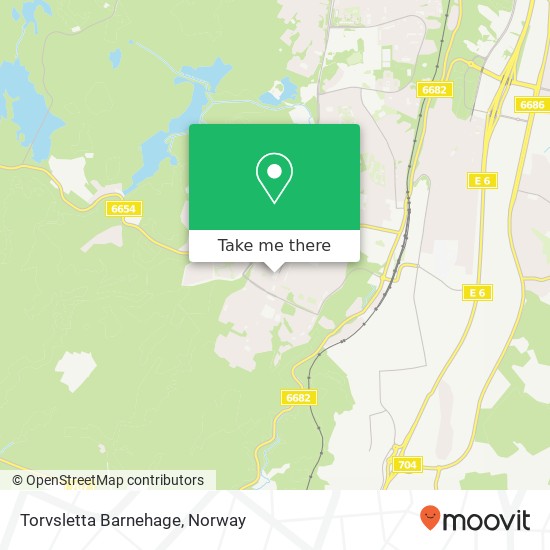 Torvsletta Barnehage map