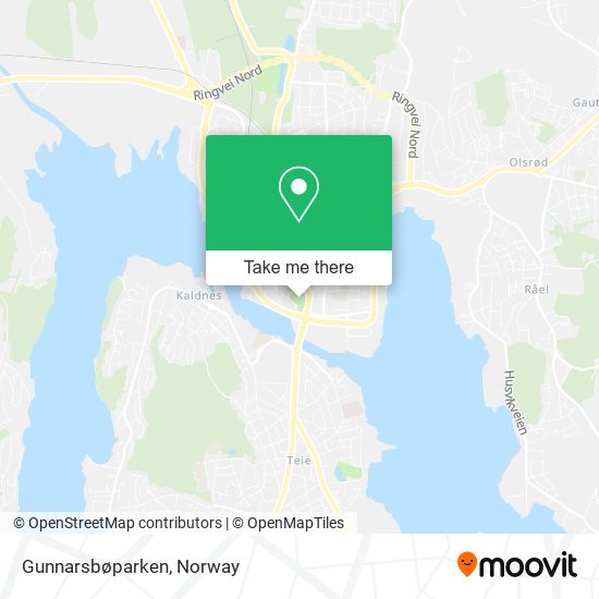 Gunnarsbøparken map