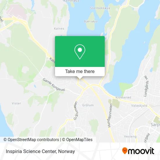 Inspiria Science Center map