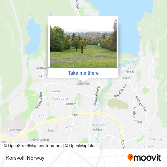 Korsvoll map