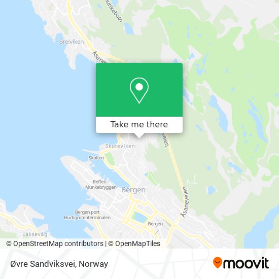 Øvre Sandviksvei map