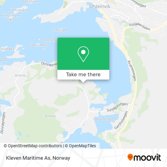 Kleven Maritime As map