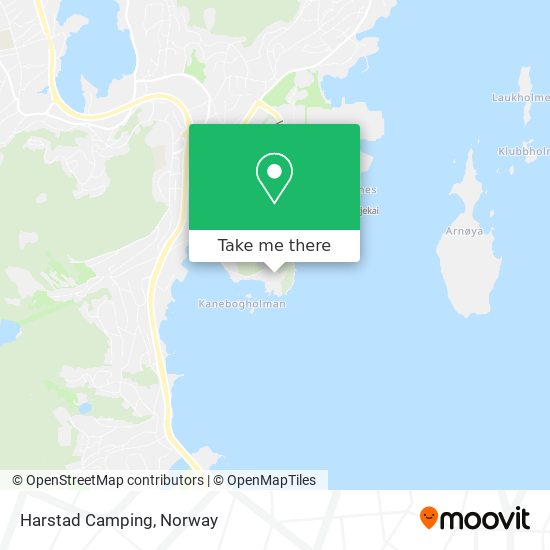 Harstad Camping map