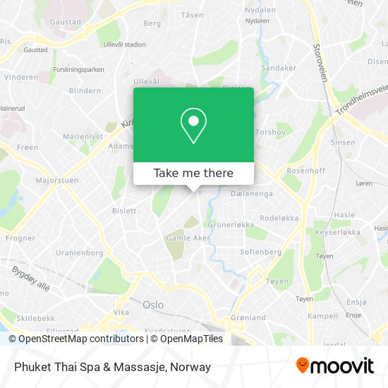 Phuket Thai Spa & Massasje map