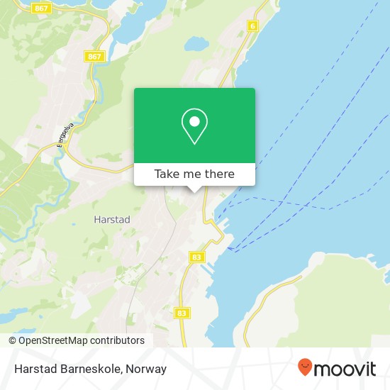 Harstad Barneskole map