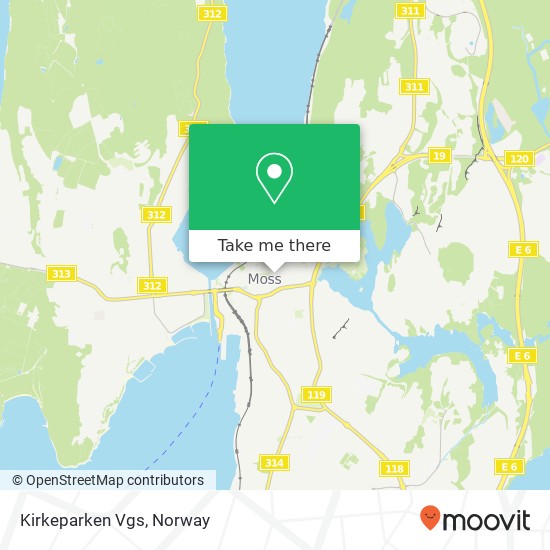 Kirkeparken Vgs map
