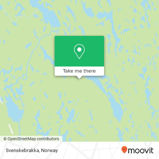 Svenskebrakka map