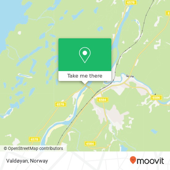 Valdøyan map