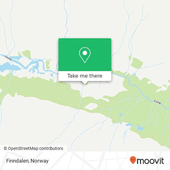 Finndalen map