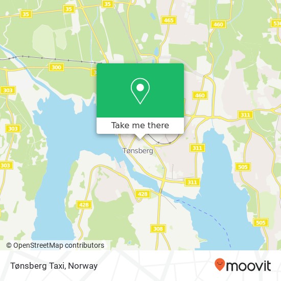 Tønsberg Taxi map