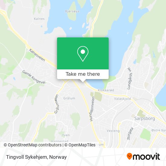 Tingvoll Sykehjem map