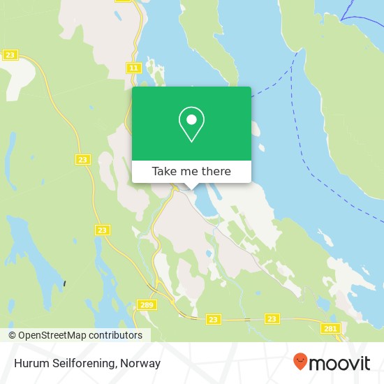 Hurum Seilforening map