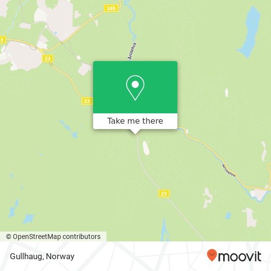 Gullhaug map